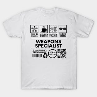 Weapons Specialist T-Shirt